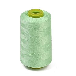 Light Green Polyester Machine Embroidery Threads, Sewing Thread, Light Green, 0.3mm, about 5000yards/roll