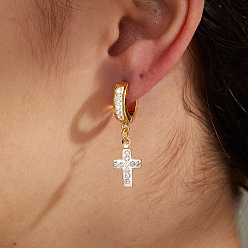 Золотой 201 серьги-кольца из нержавеющей стали, со стразами, золотые, 33x14 мм