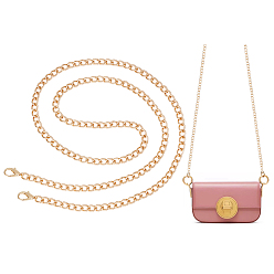 Золотой Железный кошелек длинные цепи, с карабин-лобстерами , золотые, 120.4 см