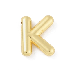 Letter K Gestellmessinganhänger, langlebig überzogen, Bleifrei und cadmium frei, echt 18 k vergoldet, Buchstaben k, 18x13.5x4 mm, Bohrung: 1.8 mm