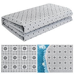 Белый Нескользящее тафтинговое полотно, толстая ткань для ковра, плоский, белые, 1824x1150x1.5 мм