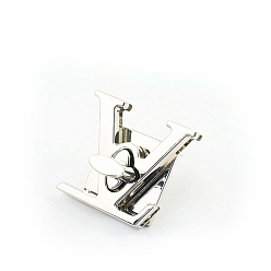 Платина Застежки-защелки для деревянных ящиков из цинкового сплава, шкатулка застежка, поставляется с винтами и прокладками, платина, 41x34x39 мм