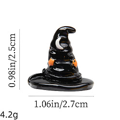 Hat Хэллоуин скульптура из смолы украшения дисплея, для домашнего офисного стола, шляпа, 25x27 мм