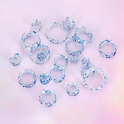 Королевский синий 10 пары силиконовых ушных вкладышей, колонка, ушные тоннели, королевский синий, 6~25 мм