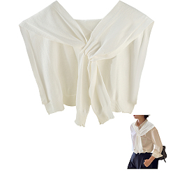 Снежный Полипропиленовые свитера-шаль-палантины для женщин, вязаные шали, снег, 900x440x1.5 мм