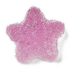 Орхидея Смола декодирует кабошоны, имитация конфеты, два тона, градиент цвета, звезда, сиреневые, 11x11.5x5 мм