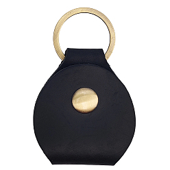 Черный 1сумки для хранения из поликарбонатной кожи, с кнопкой оснастки, для хранения медиаторов, с железными кольцами, чёрные, 78 мм