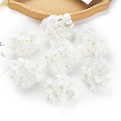 Белый Цветочные украшения из ткани, искусственный цветок, для украшения свадебного дома, белые, 80x50 мм