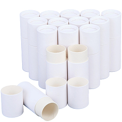 Белый Пустой бумажный флакончик для помады своими руками, блеск для губ, бальзам для губ, с колпачком, белые, 2.2x6.5 см, емкость: 8 мл (0.27 жидких унций)