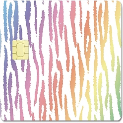 Mixed Shapes ПВХ пластиковые водонепроницаемые наклейки для карт, самоклеящаяся карта для декора банковских карт, прямоугольные, разнообразные, 186.3x137.3 мм