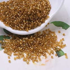 (DB0065)  Топазовый  с Желтой Подкладкой Бусины miyuki delica, цилиндр, японский бисер, 11/0, (дБ 0065) топаз желтый с подкладкой, 1.3x1.6 мм, отверстия: 0.8 мм, около 10000 шт / мешок, 50 г / мешок