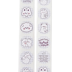 Other Animal Самоклеющиеся наклейки, круглые, для украшения подарков, 25мм 500шт./рулон