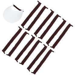 Кокосово-Коричневый Полиэстеровые пружинные шнурки, кокосового коричневый, 130x13 мм