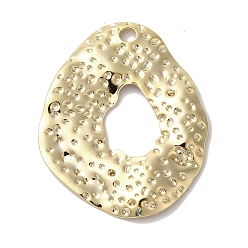 Настоящее золото 24K Латуни кулон, без свинца и без кадмия, овальные, реальный 24 k позолоченный, 31x25x2 мм, отверстие : 2 мм