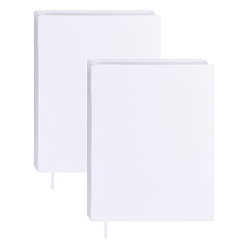 White Polyester Book Cover, Rectangle, White, 370x230x1mm