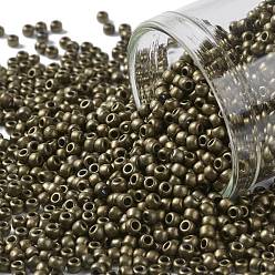 (225) Bronze Antique Gold TOHO Round Seed Beads, Japanese Seed Beads, (225) Bronze Antique Gold, 11/0, 2.2mm, Hole: 0.8mm, about 50000pcs/pound
