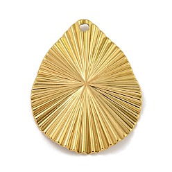 Золотой 304 подвески из нержавеющей стали, очарование слезы, золотые, 31x24.5x2.5 мм, отверстие : 1.6 мм