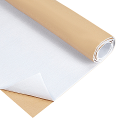 Белый 1поликарбонат самоклеящаяся хлопковая ткань, поделки товары для рукоделия, прямоугольные, белые, 494x1043x2.5 мм