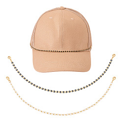 Золотой 2шт 2 цвета латунь эмаль панцирная цепь браслет изготовление, с латунными карабин-лобстерами , золотые, разноцветные, 9-7/8 дюйм (25 см), 1 шт / цвет