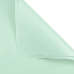 Hellgrün Wasserdichtes Geschenkpapier, Blumenstrauß, der Kraftpapier einwickelt, Hochzeitsparty Dekoration, hellgrün, 56~59x56~59 cm, zu 20 PC / Beutel