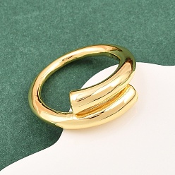 Настоящее золото 18K Латунные кольца-манжеты для женщин, долговечный, стойки покрытие, реальный 18 k позолоченный, 9 мм, внутренний диаметр: 18 мм