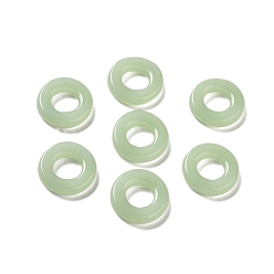 Нектар Стеклянные кольца, имитация нефрита, круглые кольца, нектар, 19.5x4.5 мм, внутренний диаметр: 10 мм