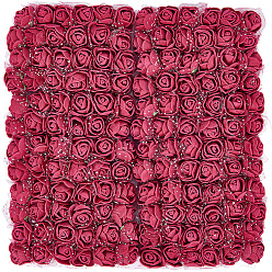 (123L) Белый крем непрозрачный блеск 288 шт. искусственные цветы из пенопласта и железа, для свадебного прохода центральные столовые конфетти вечерние сувениры украшения дома, огнеупорный кирпич, 17.5~18.5x14.5~19.5x14 мм, 144 шт / комплект