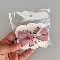 Бледно-фиолетовый Красный 100карточки для показа бумажных заколок для волос, заколки для волос украшения аксессуары для волос, прямоугольные, бантом, 14x10 см