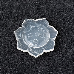 Хрусталь Украшения из натурального кварцевого кристалла в виде цветка лотоса, для украшения рабочего стола домашнего офиса, 50~60 мм