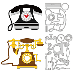 Furniture & Appliances Углеродистая сталь разрезает трафареты, для diy scrapbooking, Фотоальбом, декоративная бумага для тиснения, цвет нержавеющей стали, телефонный шаблон, 112~138x93~107x0.8 мм, 2 шт / комплект