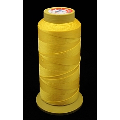 Oro Hilo de coser de nylon, 9 -ply, cable de la bobina, oro, 0.55 mm, 200 yardas / rodillo