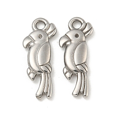 Нержавеющая Сталь Цвет 304 подвески из нержавеющей стали, обереги дятла, цвет нержавеющей стали, 18.5x7x2 мм, отверстие : 1.6 мм