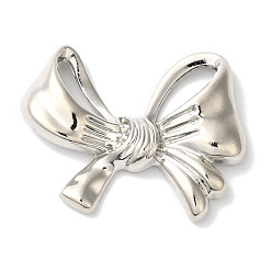 Платина Стойки подвески обшивки сплава, без кадмия, без никеля и без свинца, бантом, платина, 33x40x7 мм, отверстие : 7x14 мм