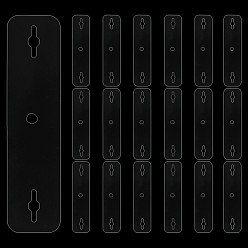 Прозрачный 40шт. пластиковый невидимый зажим для галстука, для мужчин, прозрачные, 30x122x0.3 мм