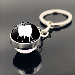 Musical Instruments Сплав подвеска брелок, брелки со стеклянными шариками на музыкальную тематику, образец музыкальных инструментов, 8 см