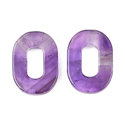 Oval Природных драгоценных камней подвески, геометрические прелести, овальные амулеты, 25~25.5x18x3.5 мм, отверстие : 12.5x6 мм