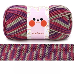 Малиновый Шерстяная пряжа, пряжа для вязания крючком, для свитера, шапки, носков, детских одеял, сегмент окрашенный, малиновый, 3.5~4 мм, около 185.91 ярдов (170 м) / моток