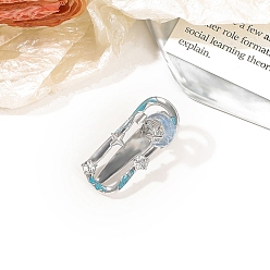 Oval Haarspangen mit Metall-Strasssteinen, ellipsenförmige, 30x20 mm