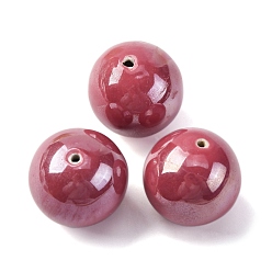 Красный Бусины из полимерной глины , круглые, красные, 28.5 мм, отверстие : 2.2 мм