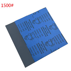 Серый Наждачная бумага прямоугольник, шлифовальные шлифовальные инструменты, серые, 1500 зернистость, 28x23x0.02 см