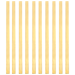 Doré  Panneau en laiton, pour la coupe mécanique, usinage de précision, fabrication de moules, rectangle, or, 30x1.27x0.1 cm