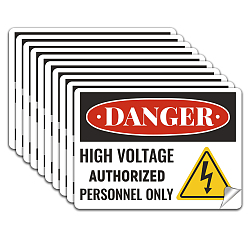 Черный 10 листы ПВХ самоклеящиеся идентификационные этикетки для кабелей, водонепроницаемые записываемые этикетки для шнура, организовать маркеры для прокладки и идентификации кабелей электроники компьютеров, чёрные, 13x18 см