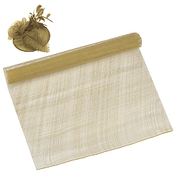 Оранжевый Ткань синамей для шляп, изготовление шляп и вуалеток, оранжевые, 500x910x0.5 мм