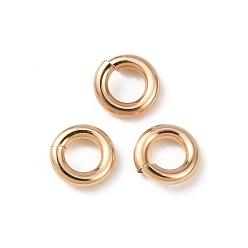 Real 14K Gold Filled 1/20 14k открытые соединительные кольца с золотым покрытием, круглый отрезок, покрытый желтым золотом, real 14 k золото заполнено, 21 датчик, 3.3x0.76 мм, внутренний диаметр: 1.8 мм