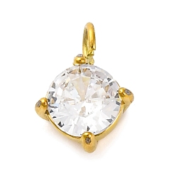 Круглые 304 микро нержавеющей стали прокладывать Цирконом подвески, круглые, 7.5x5x3 мм, отверстие : 1.8 мм