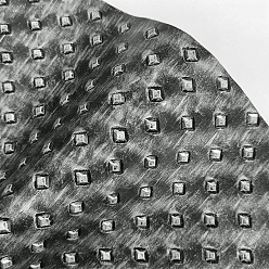 Серый Ткань из искусственной кожи с тиснением и квадратным узором, для поделок из кожи, аксессуары для изготовления сумок, серые, 30x135 см