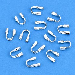 Серебро Латунная проволока опекунов и защитников, серебряные, 5x4x1 мм, отверстие : 0.7 мм