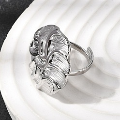 Нержавеющая Сталь Цвет 304 кольца для пальцев из нержавеющей стали для женщин, круглые, цвет нержавеющей стали, размер США 7 1/4 (17.5 мм)