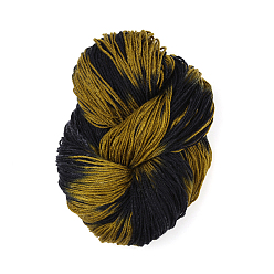 Разноцветный 4-слойная пряжа из акриловых волокон, для ткачества, вязание крючком, сегмент окрашенный, красочный, 0.3 мм