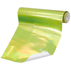 Желтый Лазерные листы из искусственной кожи, Аксессуары для орнаментов, желтые, 1200x202x0.6 мм